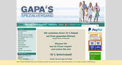 Desktop Screenshot of gapa-inc.com